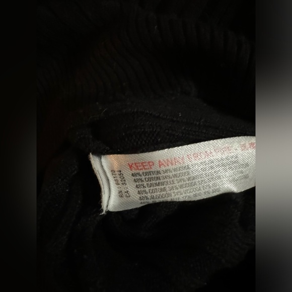 Intimately Free People Ribbed Black Long Sleeve Crop Top - Picture 4 of 5